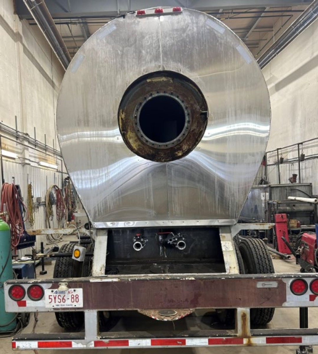 Re-Pipe & Refurbish CO₂ Trailer