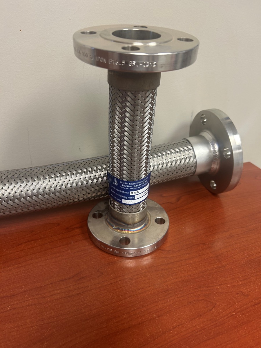 Stainless steel flexible metal hose assembly